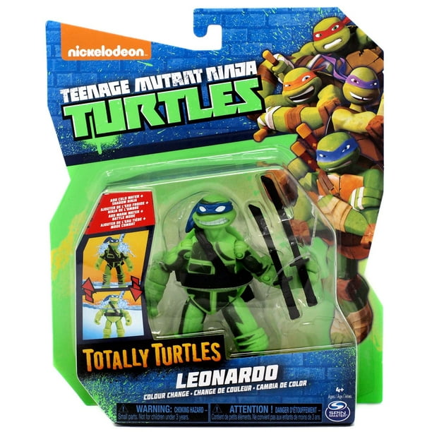 Teenage Mutant Ninja Turtles Totally Turtles Leonardo Action Figure Color Change Walmart Com Walmart Com