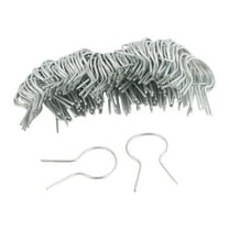 EZ Twist 1 3/8" Preformed 11 Gauge Galvanized Steel Fence Ties - (100 Pack)