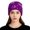 1-Purple5360, variant on XIAOCHA Snowflake‑Rhinestone Beanie for Women，Gem‑Trim Fall‑Winter Outdoor Toque,White