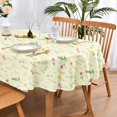 thumbnail image 2 of Rdsfhsp Oval Tablecloth, Small Floral Table Cover for Dining Room, Washable Kitchen Tablecloth, Decorative Reusable Table Protector, Cottage Style Home Decor, 2 of 4