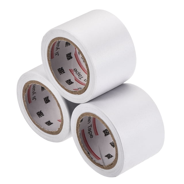 Unique Bargains 4cmx13m Non-Adhesive Thick Tube Protector Wrap Pipe Protective Tape White 3Pack