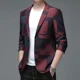 thumbnail image 5 of Chaqueta de un solo pecho, blazer para hombre, traje de negocios, traje para hombre, ropa informal negra de alta calidad para primavera, nueva y sencilla para verano, 5 of 5