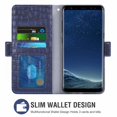 thumbnail image 2 of Étui pour Samsung Galaxy S8active, Étui de Téléphone Portable avec Porte-Cartes, Étui de Protection à Rabat - Bleu, 2 of 7