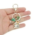 thumbnail image 4 of Unique Bargains 1 Pc Handbag Charms Keychains Mushroom House Bag Accessories Green, 4 of 5