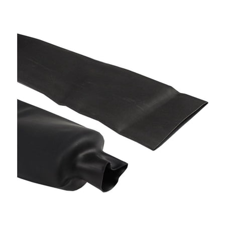 Heat Shrink Tubing Cable Wrap Wire Retractable Sleeving Terminals Electrical Connectors Protecting 2in Diameter 24ft Black