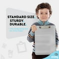 thumbnail image 7 of Enday Plastic Clipboard with Ruler Heavy Duty Clipboards for Medical, Office, School Use Gray, 7 of 7
