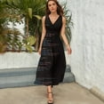 thumbnail image 4 of WB Inner Circle WHITE (center ice logo) Sleeveless Dress sensual dress for women prom dress Dre, 4 of 5