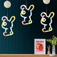 thumbnail image 6 of Matoen Easter Window Lights, Easter Window Decorations, Easter Bunny Hanging String LED Lights with Suction Cup, Happy Easter Party Supplies for Indoor and Outdoor Farmhouse Wall Decor, 6 of 6