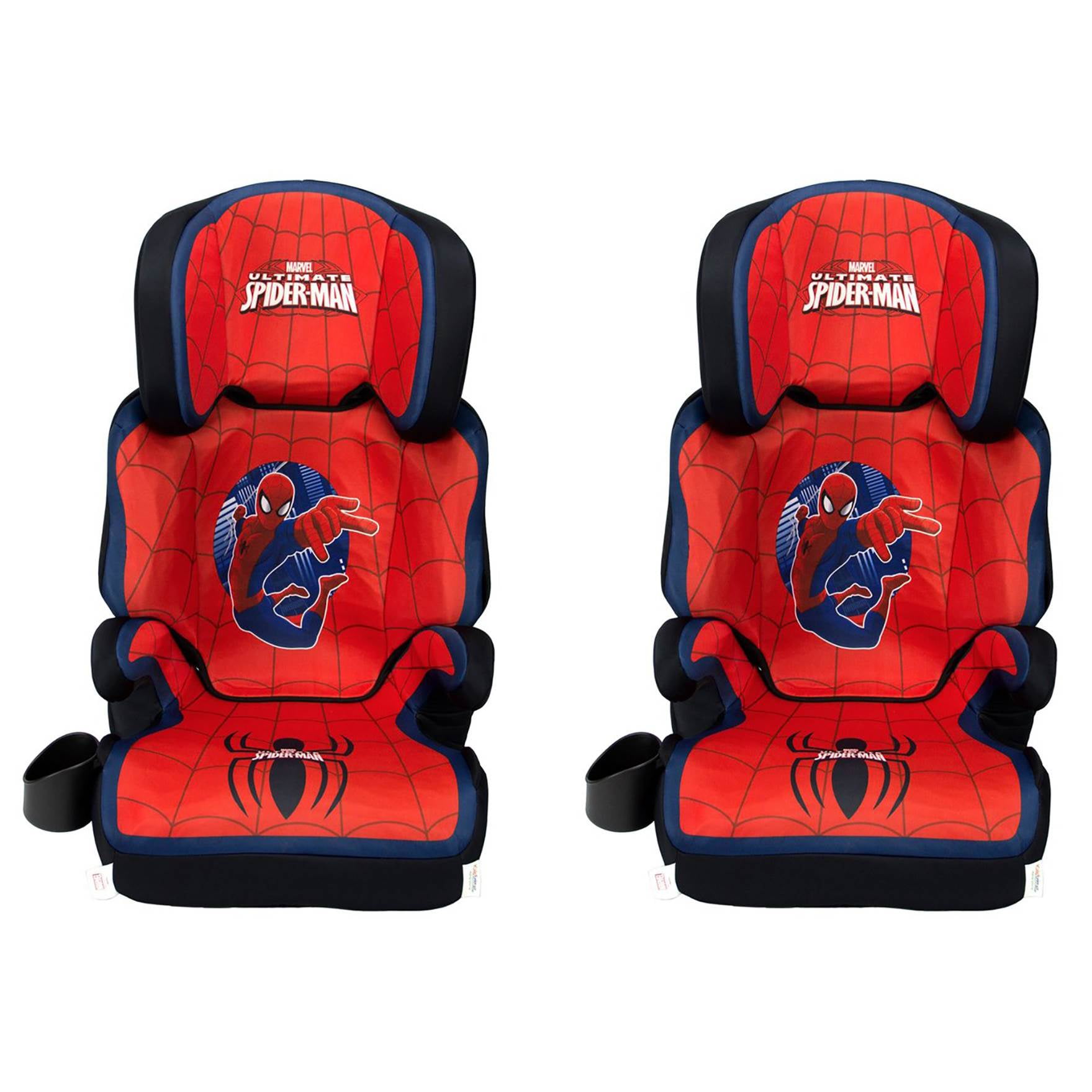 KidsEmbrace Marvel Spider Man High Positioning Back Booster Car Seat (2 Pack) - Walmart.com
