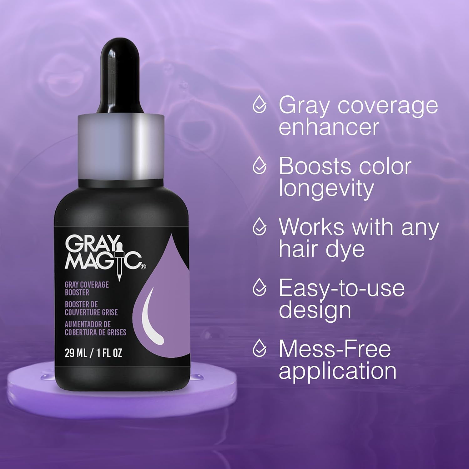ARDELL - Gray Magic Hair Color Additive, 1 Oz. for Resistant Gray