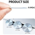 thumbnail image 4 of AIR-Magnetic Plate for Phone Mount 2 Pack Car Holder Metal Stickers Plate Adhesive (Compatible with Magnetic Mounts) CD Pattern 1.26 Inch Round Universal, Light Blue, 4 of 4