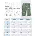 thumbnail image 5 of YIRUIYA Women's 10-Inch Outdoor Quick-Dry Sports Cargo Shorts, 5 of 7
