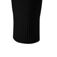 thumbnail image 6 of Miluxas Winter Sweater Mens Ribbed Slim Fit Knitted Pullover Turtleneck Sweater Black 16(XXXL), 6 of 7