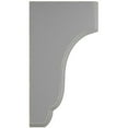 thumbnail image 3 of Ekena Millwork 4 3/4"W x 5 1/2"D x 10"H Capistrano Mission Wood Vintage Decor Corbel, Pebble Grey, 3 of 6