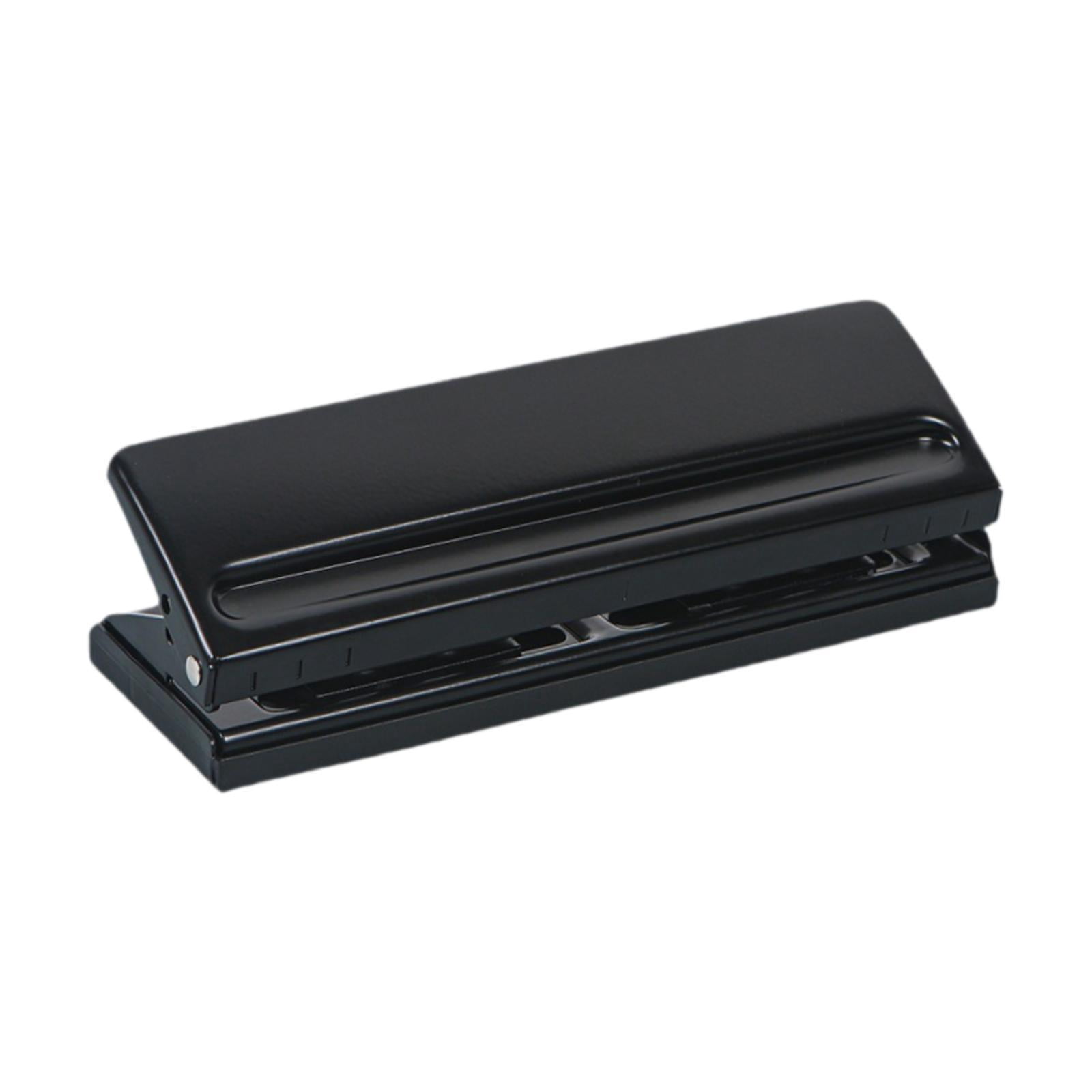 HOMYL 6 Hole Puncher Handheld Easy to Use Adjustable for Craft Paper Office Studio