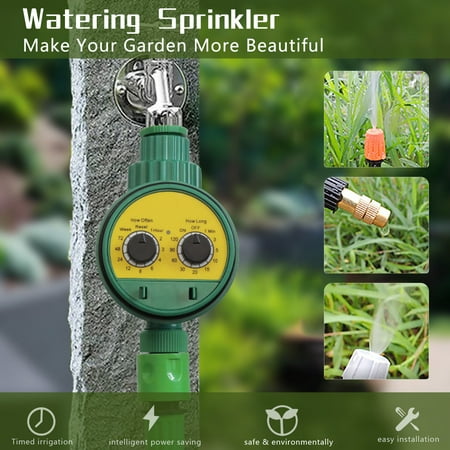 

Mishuowoti Device ControllerFor Household Irrigation Flower Watering Knob Type Automatic Patio & Garden