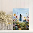 thumbnail image 2 of UXIEQU Mom And Child Flower Field Canvas Wall Art 15.75x11.81 Inches, 2 of 8