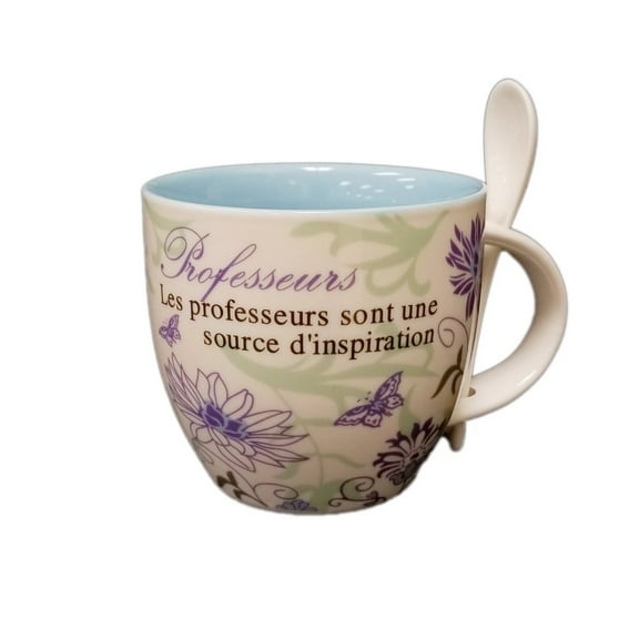 Professeurs Cup and Spoon Set