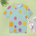 thumbnail image 5 of Colorful Dots T Shirts Basic T-Shirt Short Sleeve Ladies Tee Shirt Summer Graphic Clothing, 5 of 5