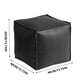 thumbnail image 3 of Amzcrzy Caja De Almacenamiento De Adornos De Piel Sintética, Reposapiés Otomano Acolchado, Marroquí, Sin Relleno, Funda Para Pie, Cojín Para El Suelo, Reposapiés, Sin Relleno, Contenedores De Almacen, 3 of 7