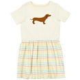 thumbnail image 3 of Inktastic Dachshund Girls Toddler Dress, 3 of 5