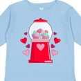 thumbnail image 4 of Inktastic Valentine's Day Gum-ball Machine Boys or Girls Long Sleeve Toddler T-Shirt, 4 of 5