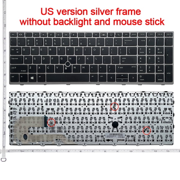 NEW US/RU/SP laptop keyboard FOR HP 850 G5 G6 855 G5 755 G5 750 G5 US laptop keyboard Backlit L14366-001 US without backlit