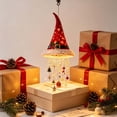 thumbnail image 3 of Lighted Santa Hat Hanging Chandelier with LED String Lights, Red Christmas Porch Decoration, Festive Holiday Doorway & Entryway Ornament, Indoor Outdoor Xmas Decor, 3 of 6