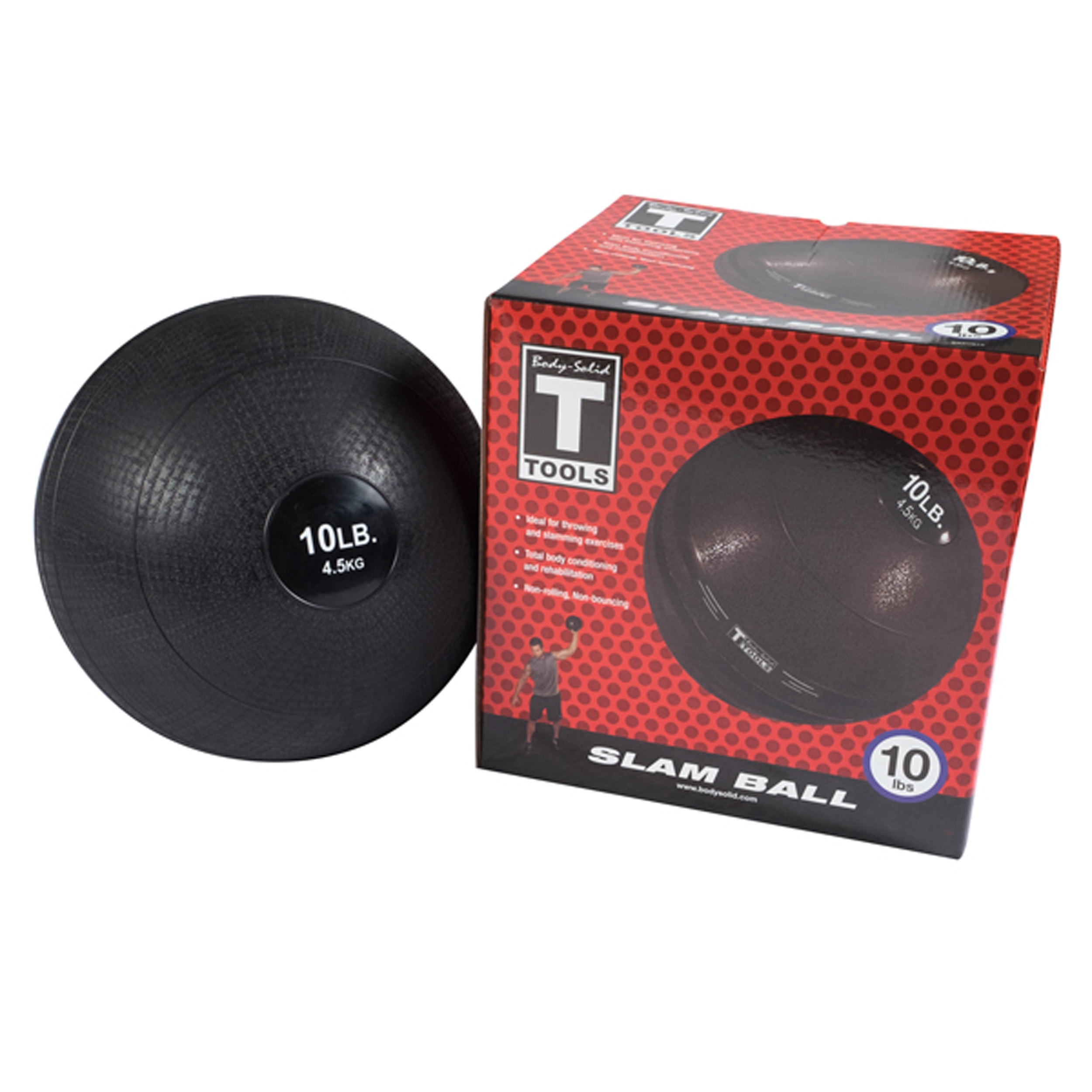 BSTHB10 10lb Slam Ball - BLACK