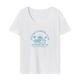 thumbnail image 1 of Camiseta de mujer de verano suave cuello redondo camiseta básica para desplazamientos trabajo camping viaje SG, 1 of 7