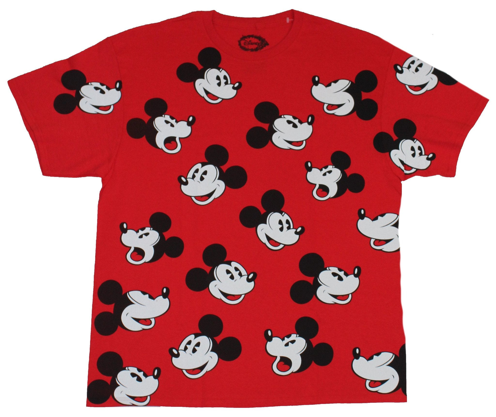 Mickey Mouse Mens T Shirt Expressions Of Mickey Allover Shirt