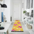 thumbnail image 4 of Yayeee Runner Rug for Bedroom 2'x6' Machine Washable Hallway Non Slip Mat, Large Pink Stars, 4 of 8