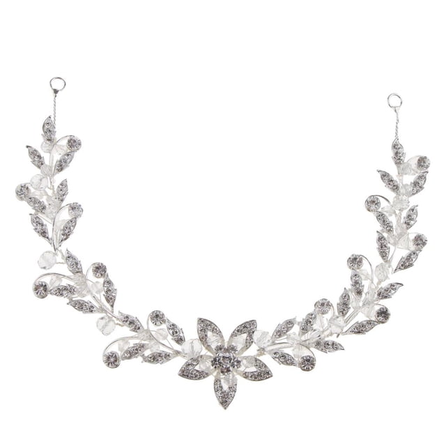Adorno para cabeza Baoblaze Accesorios novia Venda del pelo de cristal de las mujeres