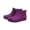 Purple, variant on Women's Fashion Rain B𝗈𝗈𝑡𝑠 L𝗈w Cut Short Tube Plastic Water Shoes with Non-S𝗅ip Wate𝗋proof Soles Lightweight Gardening Booties for Yard Farming Outdoor Work Boating