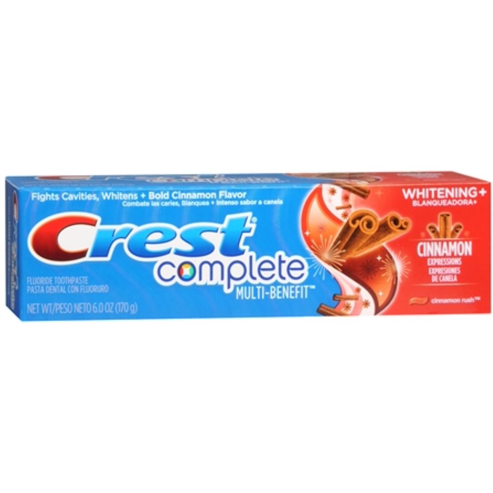 Crest Whitening Expressions Toothpaste Cinnamon Rush 6 oz (Pack of 3