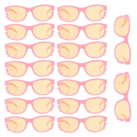 LABSERRON Doll Sunglasses Pink 16Set 3x2.95x0.98In