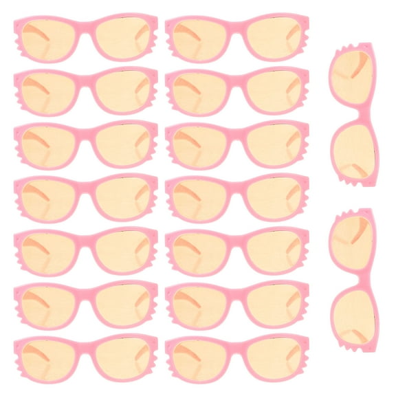 LABSERRON Doll Sunglasses Pink 16Set 3x2.95x0.98In