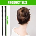 thumbnail image 5 of Aellinatey 12Pieces Comfortable Wood Hair Sticks Styling Accessories Chopstick Hairpins, 5 of 8
