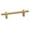 Champagne, variant on Alno A2801-4 Vita Bella 4" Center To Center Modern Smooth Bar Cabinet Pull - Black