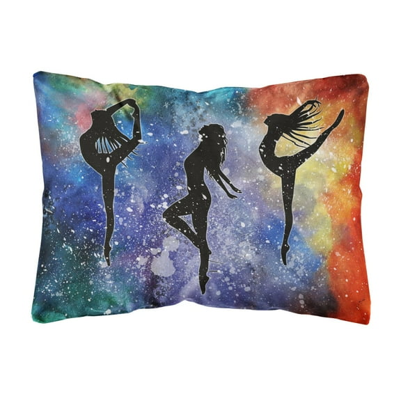Carolines Treasures BB5372PW1216 Dancers Canvas Fabric Decorative Pillow, 12H x16W, multicolor