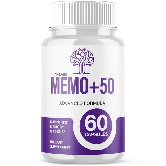 Memo 50 Advanced Brain Support Formula Supplement 60 Capsules