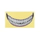 thumbnail image 1 of Calcomanía Reflectante Única Bargains Dientes Malvados - Patrón Grande Calcomanía para Coche Decoración Personalizada, 1 of 1