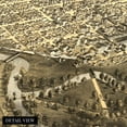thumbnail image 2 of 1868 City of Fort Wayne Indiana Map - Vintage Map of Fort Wayne Wall Art - Fort Wayne Vintage Map with Index and Points of Interest - Fort Wayne Map Poster, 2 of 7