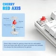 thumbnail image 3 of White Mini 4-Key Keypad Mechanical Gaming Keyboard, Self Programming,OSU Hot Swap Game Keyboards with 1.5m USB-C Data Cable（Upgrade Cherry Shaft &RGB LED）, 3 of 4