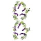 thumbnail image 3 of Moyic Flores de glicinia de bajo mantenimiento para decoración de bodas Flores artificiales para decoración Flores artificiales de glicina Rosa Alambre de hierro 2Conjunto, 3 of 6