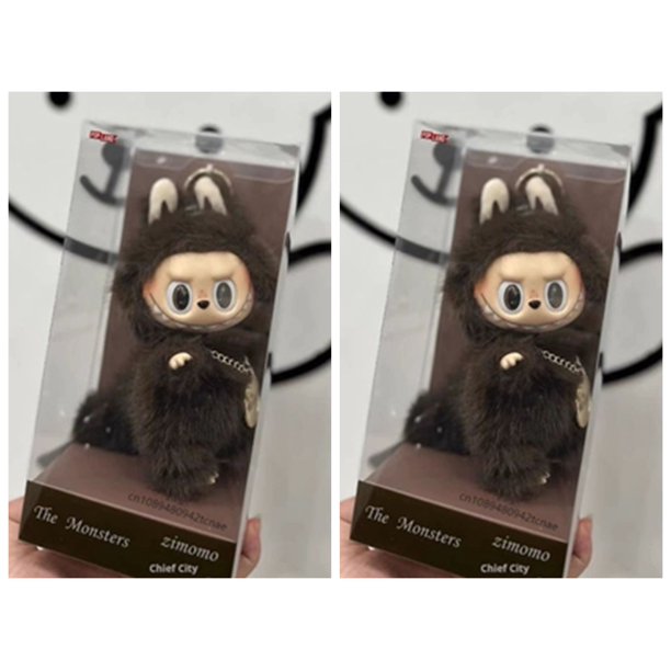 En Stock, réplica de Labubu de alta calidad, muñeca monstruo Kawaii Labubu, figura de acción Zimomo, muñeca coleccionable, regalo de Navidad, juguetes para niños