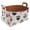 Multicolor 5, variant on Owl Green Storage Basket Collapsible Storage Bin, PU Foldable Basket Convenient Box Storage Organizer with Handles for Shelves Office Bedroom Closet Nursery Toys Laundry