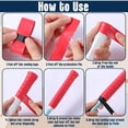 thumbnail image 3 of 10 Pcs Tennis Wrap,PU Anti-Slip Tennis Racket Tape,Badminton Grip Tape with Dry Feel,Sweat Absorption, Comfortable Handle Overgrip Grip Wrap for Tenni,Badminton, 3 of 7