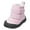 Pink, variant on Hook Loop Low Cut Boots, Toddler Baby Snow Boots, , Winter Shoes for Boys Girls, Cold Weather, Outdoor, Various Sizes