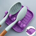 thumbnail image 1 of Yttmshdga Rack Multi Utensil Spoon Holder With Drip Pad Anti Slip And Heat Kitchen And Grill Spoon Holder Suitable For Spatulas Spoons Tongs Kitchen Small Tools And Cooking Accessories, 1 of 9